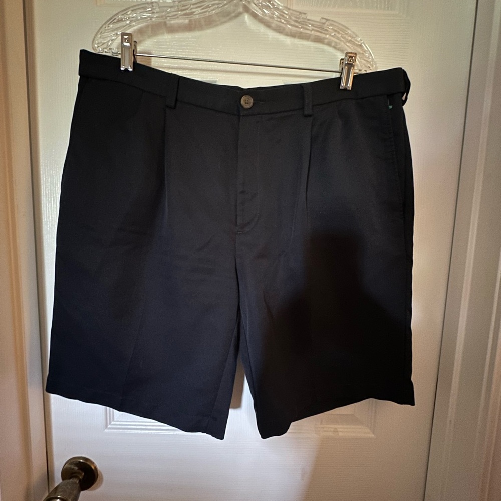 Source Unknown Blue Flat Front Shorts for Versatile Style